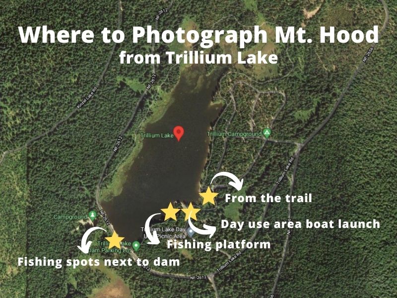 How to photograph Mt. Hood from Trillium Lake: Photography tips to catch the reflection of the mountain on the water. To & Fro Fam