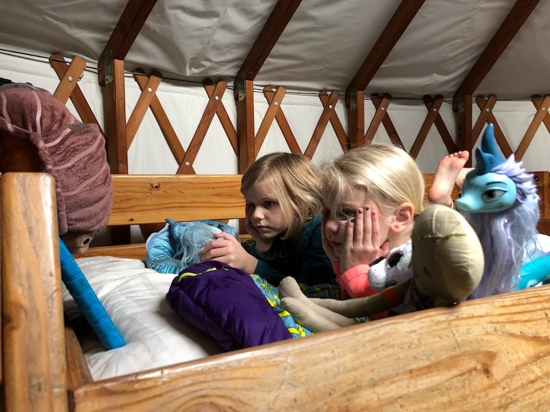 Yurt camping is the perfect kid-friendly way to ease into family camping. You'll have a roof over your head PLUS electricity and heat. To & Fro Fam