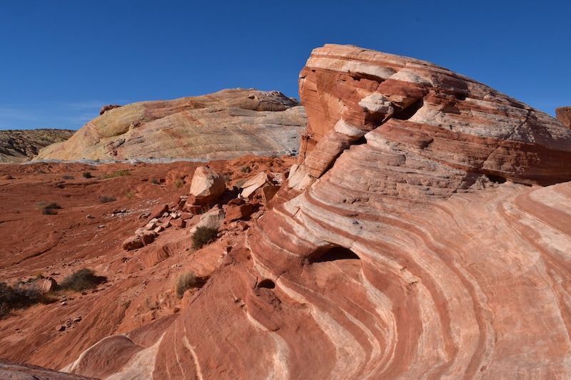Fire Wave in Valley of Fire State Park, Nevada. Do this hike near Las Vegas and you'll never forget it!