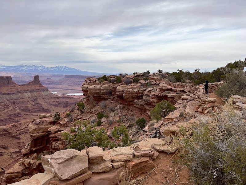 Dead Horse Point overlook: Stunning views of canyons and the Colorado River. Don't miss this Utah state park near Canyonlands and Arches NP! To & Fro Fam