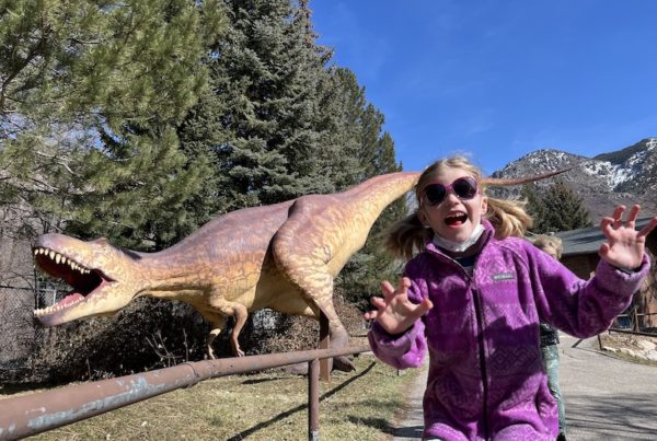 Fun things to do in Ogden, Utah near Salt Lake City: Go to the dinosaur park and paleontology museum! A great family-friendly and inexpensive activity. To & Fro Fam