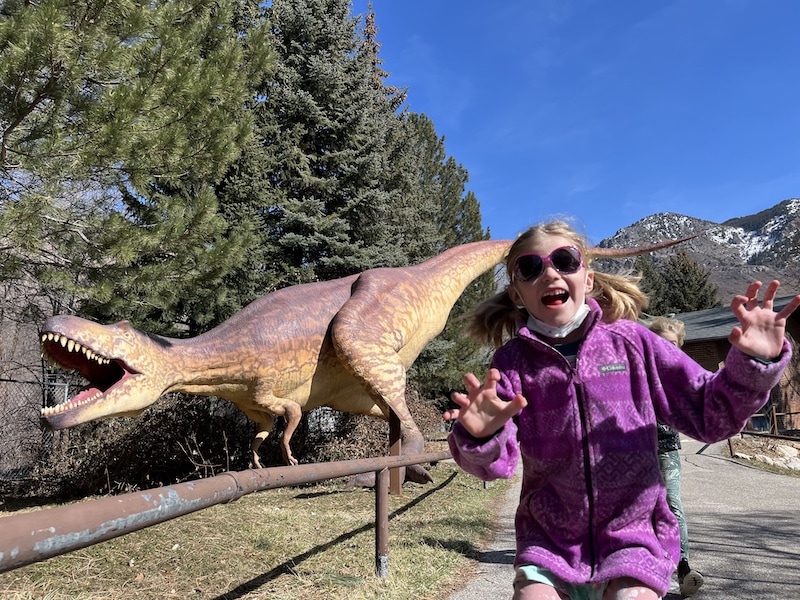 Ogden Utah with kids: Eccles Dinosaur Park is unforgettable! To & Fro Fam