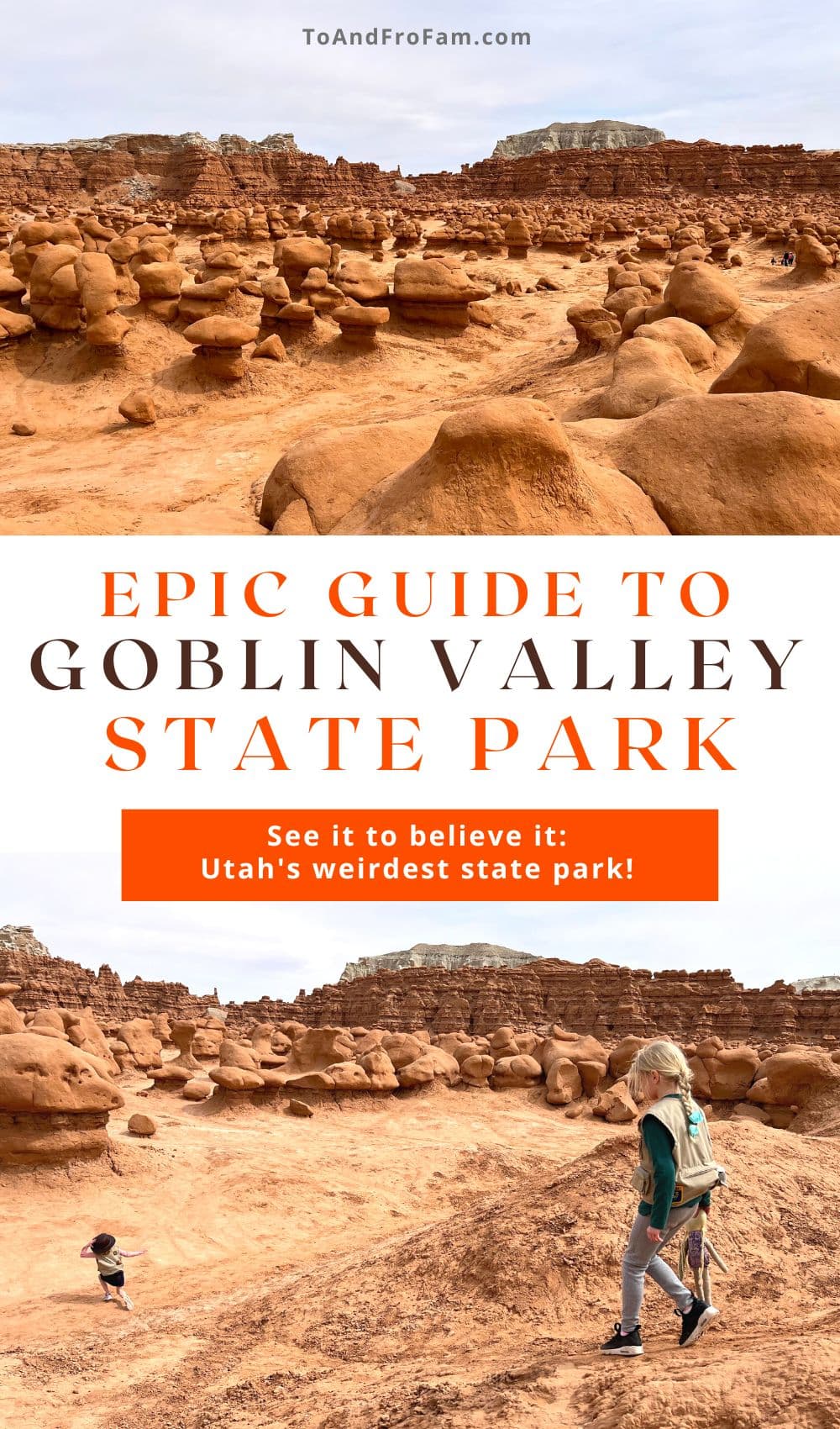 Goblin Valley Park Map Goblin Valley Utah Fjcy