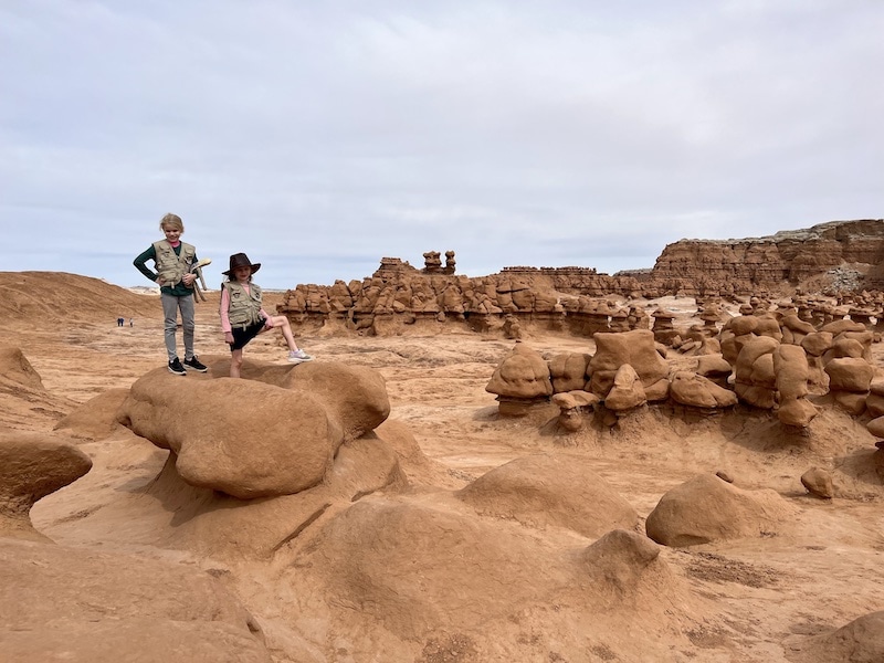 Goblin Valley State Park is the coolest (and weirdest!) state park in Utah. It's also kid-friendly and dog-friendly. Here's the guide to Goblin Valley camping, hikes, disc golf and more. To & Fro Fam