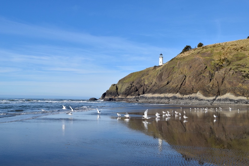 The beach at Cape Disappointment State Park, 10 minutes south of Seaview, Washington / To & Fro Fam